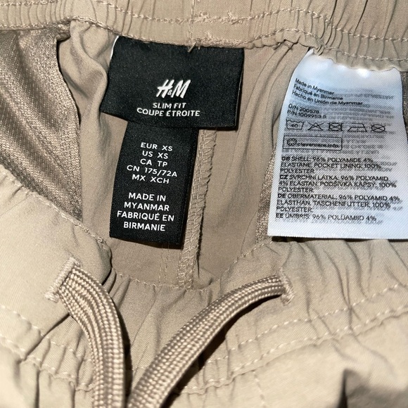 H&M khaki cargo slim joggers - Picture 4 of 6